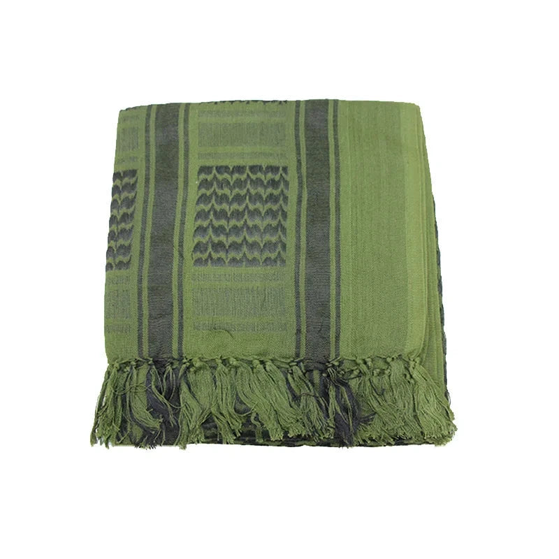 Tactical Keffiyeh Shemagh Arab Scarf Shawl Neck Cover Head Wrap Cotton Winter Scarves - AMULET RING STORE