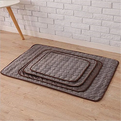 Dog Mat Cooling Summer Pad Mat For Dogs Cat Blanket Sofa Breathable Pet Dog Bed Summer Washable For Small Medium Large Dogs Car - AMULET RING STORE
