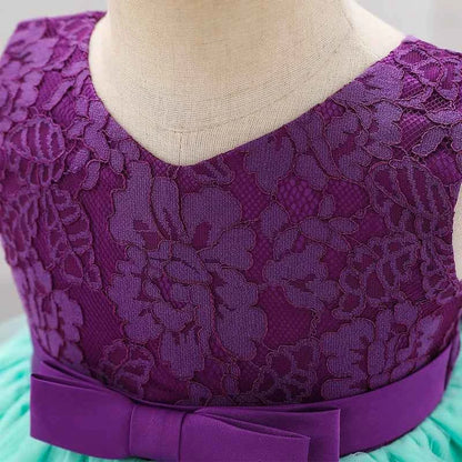 Infant White Pink First 1st Birthday Dress For Baby Girl Costume Big Bow Princess Baptism Girls Dresses Party Dress Child