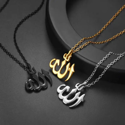 2025 Muslim Rune Pendant Necklace Men's Women's Amulet Pendant