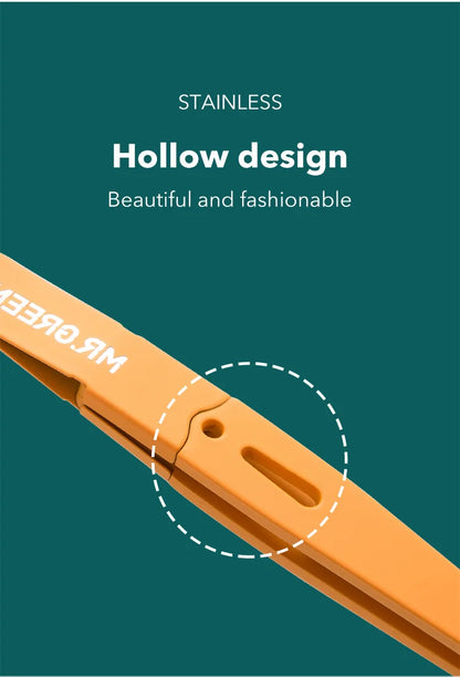 MR.GREEN Eyebrow Tweezer Colorful Hair Beauty Fine Hairs Puller Stainless Steel Slanted Eye Brow Clips Removal Makeup Tools - AMULET RING STORE