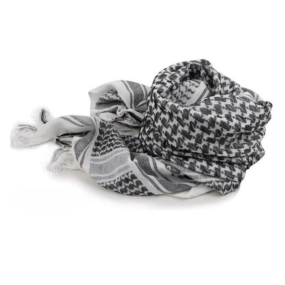 Tactical Keffiyeh Shemagh Arab Scarf Shawl Neck Cover Head Wrap Cotton Winter Scarves - AMULET RING STORE