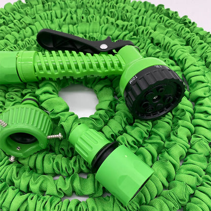 Garden Hose Pipe Water Hose Expandable Magic Hose 7 Patterns Water Gun Foam Pot flexible reels hose Car Wash Gun Sprayer - AMULET RING STORE