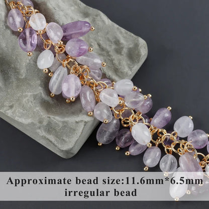 GUFEATHER M987,jewelry accessories,pass REACH,nickel free,18k gold plated,copper,natural stone,diy chain,jewelry making,10cm/lot - AMULET RING STORE