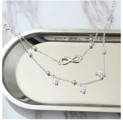 New Personalized Butterfly Pendant Anklet Summer Beach Leg Chain Handcrafted Anklet Gold And Silver Headwear Wholesale And Retai