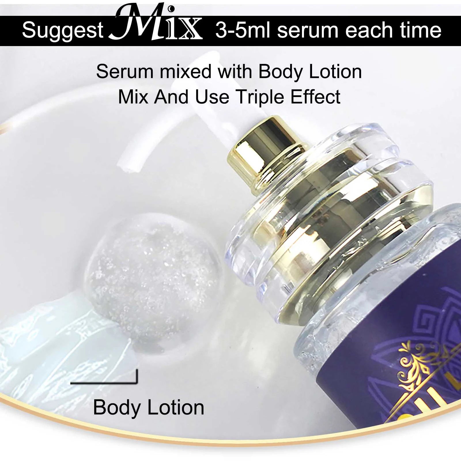 AILKE Glutathione 5-in-1 Women Skin Care Kit, With Body Lotion, Serum, Dark Spot Removal Cream, Body Cream, Brightening Soap - AMULET RING STORE