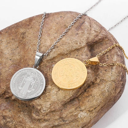 Chinese Taoism Ancient Coin Couple Pendant Necklace Exorcising Evil and Demon Enhancing Luck with Amulet Coin Jewelry Whosale