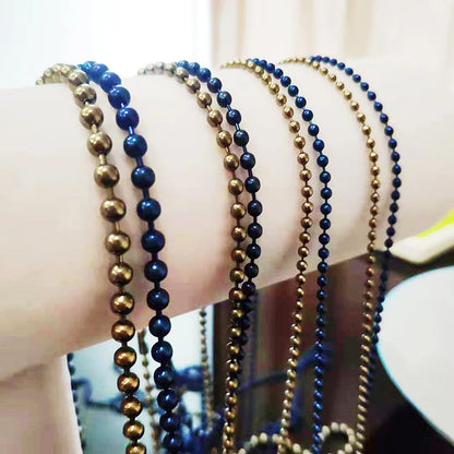 4MM Hypoallergenic Nickel Free Titanium Ball Chain for Sensitive Skin | Itchy Neck No More | Safe for Everyone