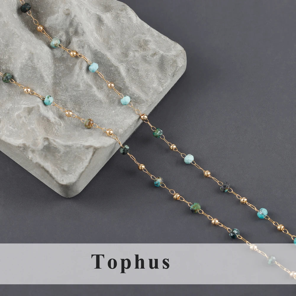 GUFEATHER C256,diy chain,stainless steel,natural gemstone,pass REACH,nickel free,jewelry making,diy bracelet necklace,1m/lot - AMULET RING STORE