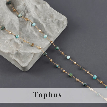 GUFEATHER C256,diy chain,stainless steel,natural gemstone,pass REACH,nickel free,jewelry making,diy bracelet necklace,1m/lot - AMULET RING STORE