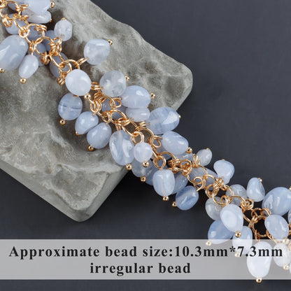 GUFEATHER M987,jewelry accessories,pass REACH,nickel free,18k gold plated,copper,natural stone,diy chain,jewelry making,10cm/lot - AMULET RING STORE