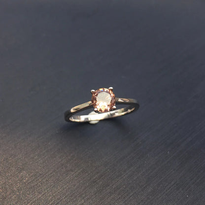 FFGems Simple Zultanite Rings Genuine 925 Sterling Silver  Created Diaspore Color Change for Women Wedding  Party Fine Jewelry