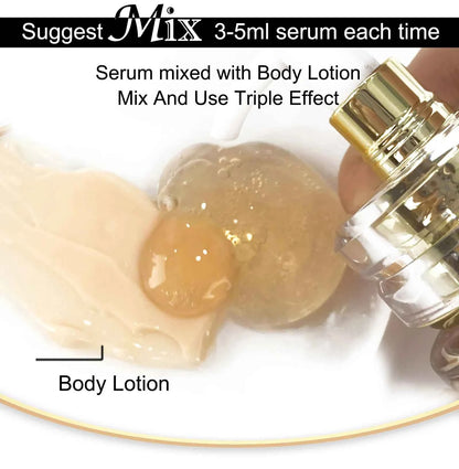 AILKE Bleaching Whitening Anti Wrinkle Lotion Cream, For Face, Body, With Nicotinamide Glutathione, Huge Bottle 500ml/16.9 OZ