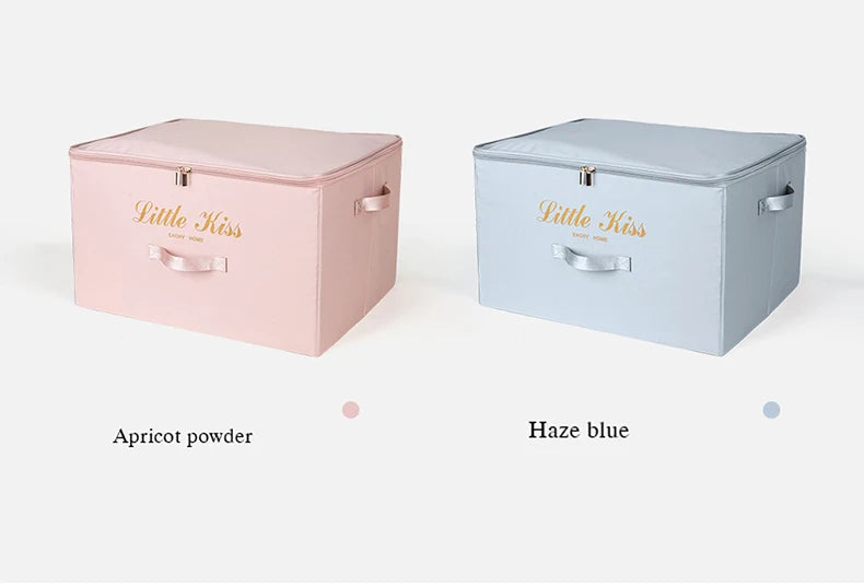 Foldable Storage Box Clothing Quilt Organizer Fabric Caja Organizadora Clothes Container Closet Home Organizer Large Capacity - AMULET RING STORE