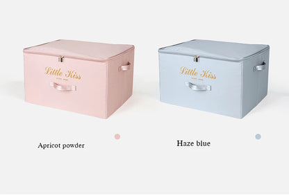 Foldable Storage Box Clothing Quilt Organizer Fabric Caja Organizadora Clothes Container Closet Home Organizer Large Capacity - AMULET RING STORE