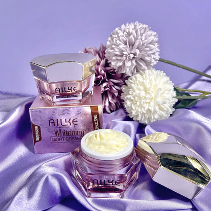 AILKE Face Cream With Hyaluronic Acid, Whitening Moisturizing Lifting Anti-aging, Women Sleeping Dry Korean Bleaching Skin Care