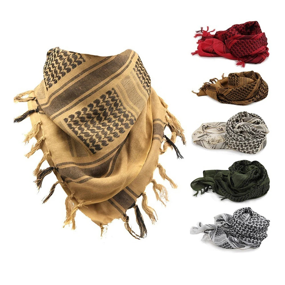 Summer Women Tactical Arab Scarf Men Fashion Lightweight Hijab Scarf Spring Army Plaid Head Scarf Keep Warm 2020 New Hot Sale - AMULET RING STORE