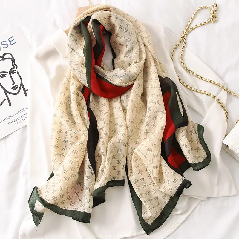 Wholesale Brand Designer Cotton Scarf High Quality Foulard Bandana Long Lrage Shawls Wrpas Winter Warm Scarves Pashmina 2020 New - AMULET RING STORE