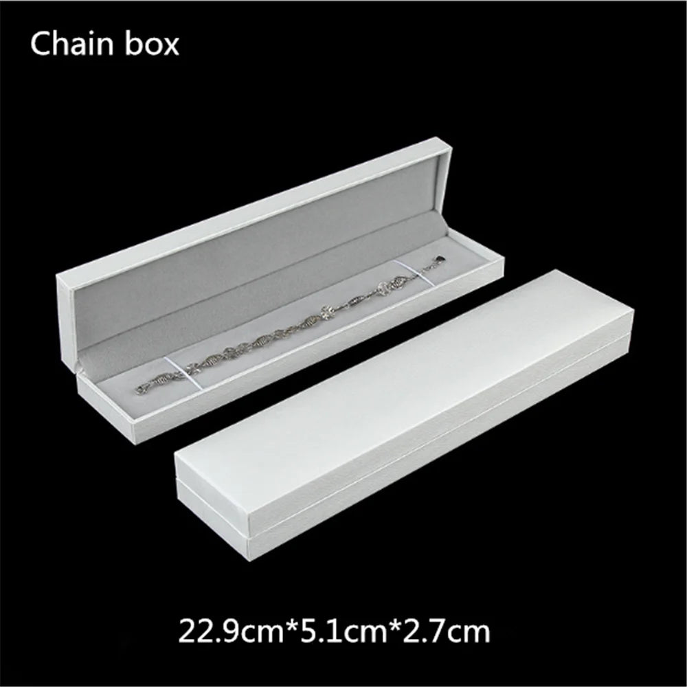 Newest Jewelry Box For Necklace And Ring Bracelet Stud Earring Storage Organizer Gift Packaging Box Case шкатулка для украшений - AMULET RING STORE