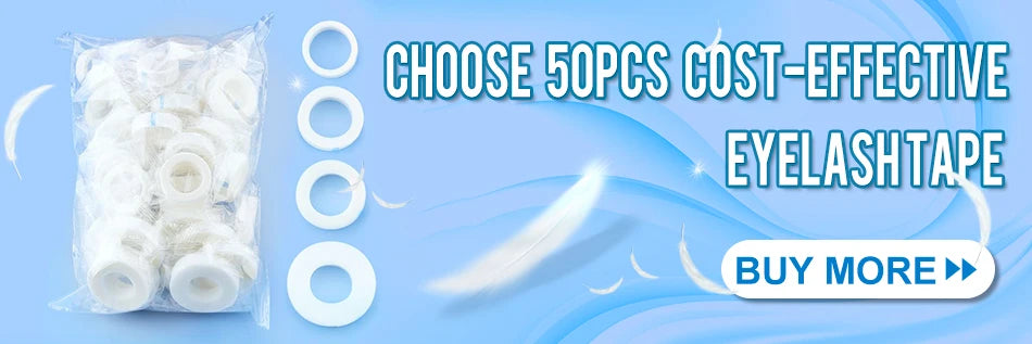 Eyelash Tape Micropore Lash Tape Breathable Easy To Tear Medical Tapes Eyelashes Extension Supplies Makeup Lashes Accessories - AMULET RING STORE