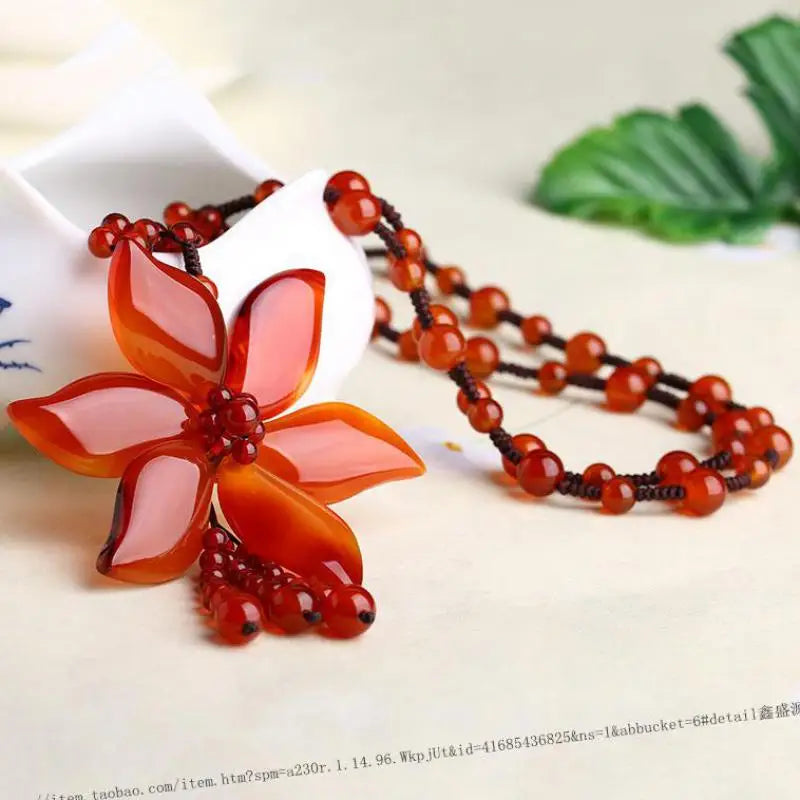 Genuine Natural Green Jade Beaded Necklace Women Fashion Charms Jewellery Real Chinese Jades Stone Accessories Fine Jewelry