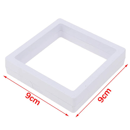 1Pc PE Film Jewelry Storage Box Brooch Coin Gems Jewelry Storage Box Dustproof Exhibition Decoration Floating Ring Case - AMULET RING STORE