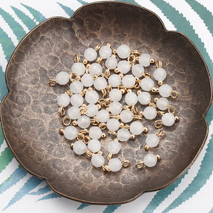 GUFEATHER,50pcs/lot,M899,jewelry accessories,18k gold plated,copper metal,natural stone,hand made,diy earrings,jewelry making - AMULET RING STORE