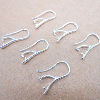 more choice wholesale silver earrings jewelry accessories DIY crafts cufflinks earrings hook crystal cubic zirconi - AMULET RING STORE