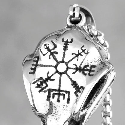 Stainless Steel Men Necklaces Chain Pendants Crow Bird Eagle Skull Punk Rock Hip Hop Cool for Male Boy Fashion Jewelry Gift