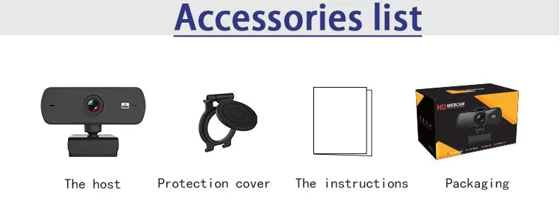 Webcam 2K Full HD 1080P Web Camera Autofocus With Microphone USB Web Cam For PC Computer Mac Laptop Desktop YouTube Webcamera