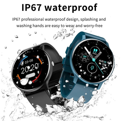 LIGE 2025 Smart Watch Women Men Lady Gift Sport Fitness Watches Heart Rate Monitor Waterproof Smartwatch For Xiaomi Android IOS