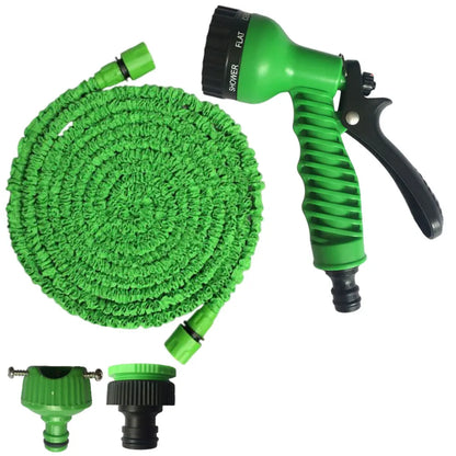 Garden Hose Pipe Water Hose Expandable Magic Hose 7 Patterns Water Gun Foam Pot flexible reels hose Car Wash Gun Sprayer - AMULET RING STORE
