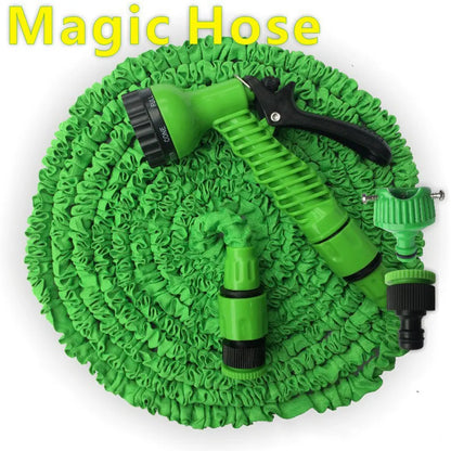 Garden Hose Pipe Water Hose Expandable Magic Hose 7 Patterns Water Gun Foam Pot flexible reels hose Car Wash Gun Sprayer - AMULET RING STORE