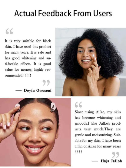 AILKE Nourishing Skin Firming Body Lotion,With VitaminB3 and Vitamin C, 500ML Pump Bottle,For Lightening Leg, Arm,Hands,Armpit