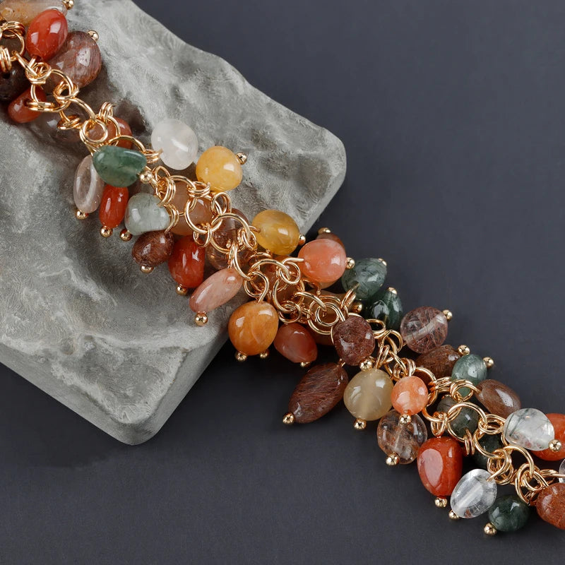 GUFEATHER M987,jewelry accessories,pass REACH,nickel free,18k gold plated,copper,natural stone,diy chain,jewelry making,10cm/lot - AMULET RING STORE