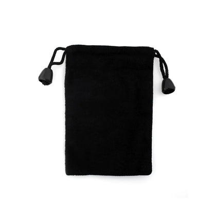 1pc Black Color Velvet Bag Jewelry Packing Velvet Drawstring Pouches Jewelry Gift Bags Display chain ring Packing Bags Gift - AMULET RING STORE