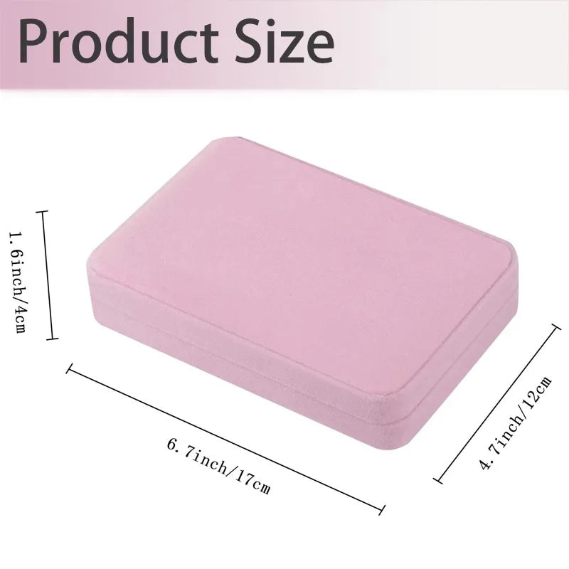 Large Velvet Jewelry Set Box Big Necklace Ring Earring Pendant Gift Storage Organizer Case Wedding Display Holder 2022 New Year - AMULET RING STORE