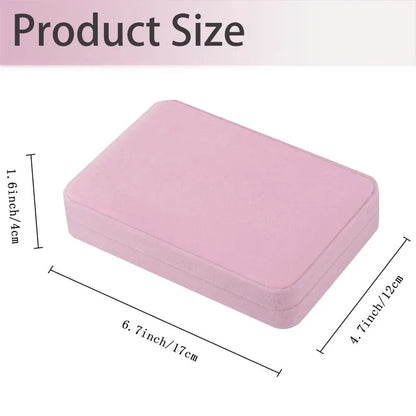 Large Velvet Jewelry Set Box Big Necklace Ring Earring Pendant Gift Storage Organizer Case Wedding Display Holder 2022 New Year - AMULET RING STORE