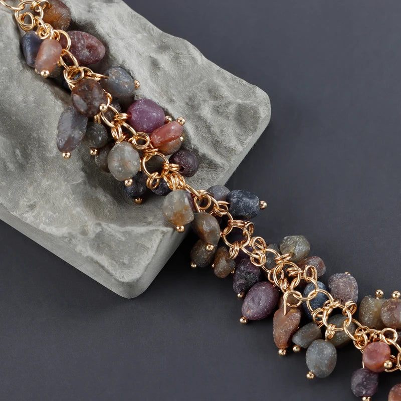 GUFEATHER M987,jewelry accessories,pass REACH,nickel free,18k gold plated,copper,natural stone,diy chain,jewelry making,10cm/lot - AMULET RING STORE