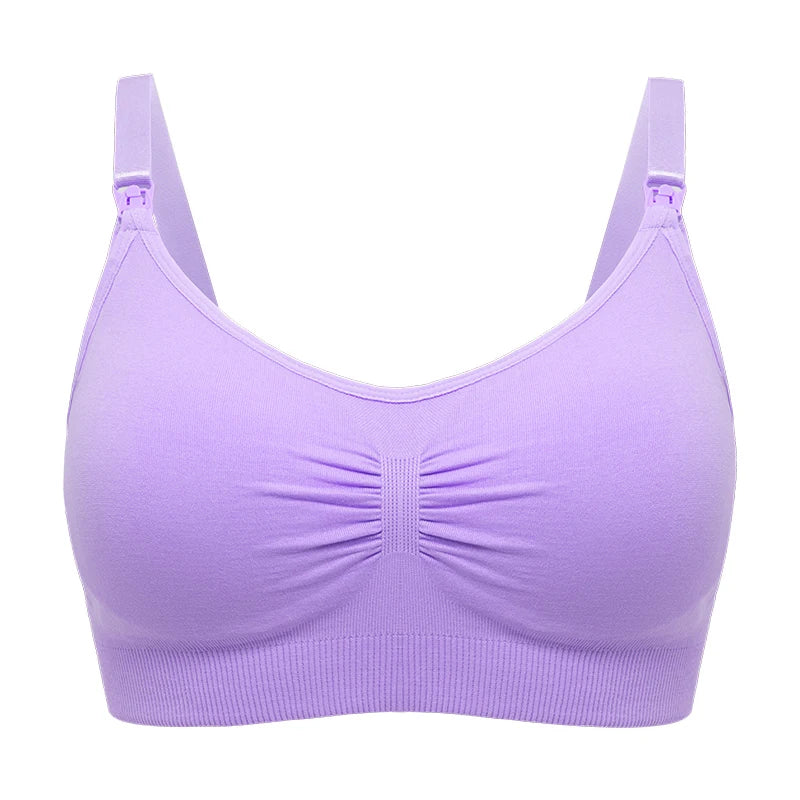 High Quality Plus Size Nursing Bra Breathable Women Breastfeeding Underwear Seamless Maternity Bra Push Up - AMULET RING STORE