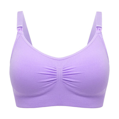 High Quality Plus Size Nursing Bra Breathable Women Breastfeeding Underwear Seamless Maternity Bra Push Up - AMULET RING STORE