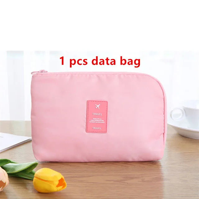 9 Pieces Set Travel Organizer Storage Bags Suitcase Packing Set Storage Cases Portable Luggage Organizer Clothes Shoe Tidy Pouch - AMULET RING STORE