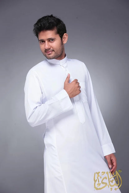 Islamic Clothing Men Length Long Sleeve Loose Muslim Men Saudi Arabia Pakistan Kurta Muslim Costumes Muslim Dress Kaftan Thobe - AMULET RING STORE
