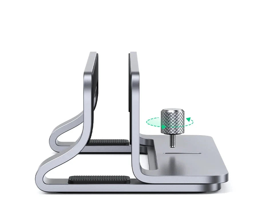 UGREEN Vertical Laptop Stand Holder For MacBook Air Pro Aluminum Foldable Notebook Stand Laptop Support MacBook Pro Tablet Stand - AMULET RING STORE