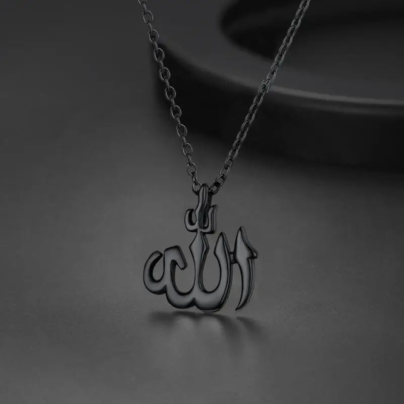 2025 Muslim Rune Pendant Necklace Men's Women's Amulet Pendant