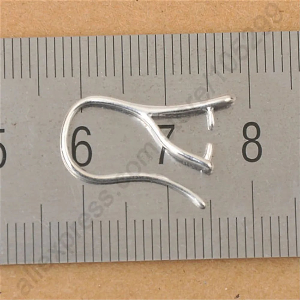 more choice wholesale silver earrings jewelry accessories DIY crafts cufflinks earrings hook crystal cubic zirconi - AMULET RING STORE