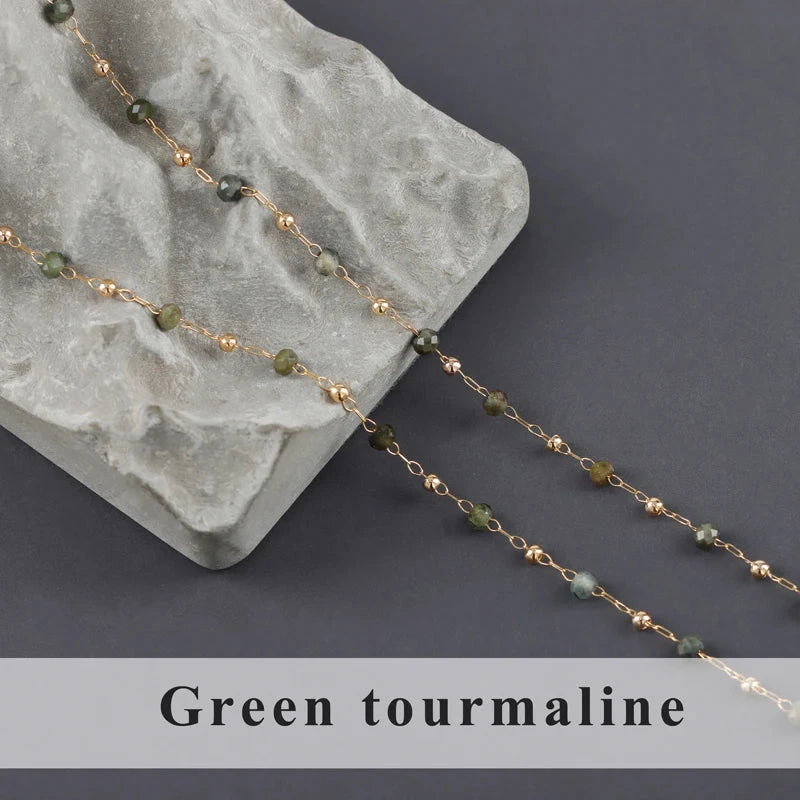 GUFEATHER C256,diy chain,stainless steel,natural gemstone,pass REACH,nickel free,jewelry making,diy bracelet necklace,1m/lot - AMULET RING STORE