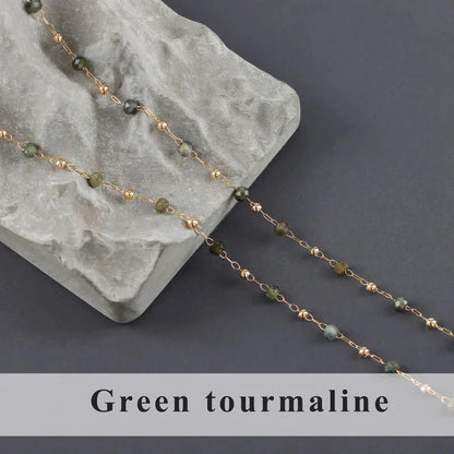 GUFEATHER C256,diy chain,stainless steel,natural gemstone,pass REACH,nickel free,jewelry making,diy bracelet necklace,1m/lot - AMULET RING STORE