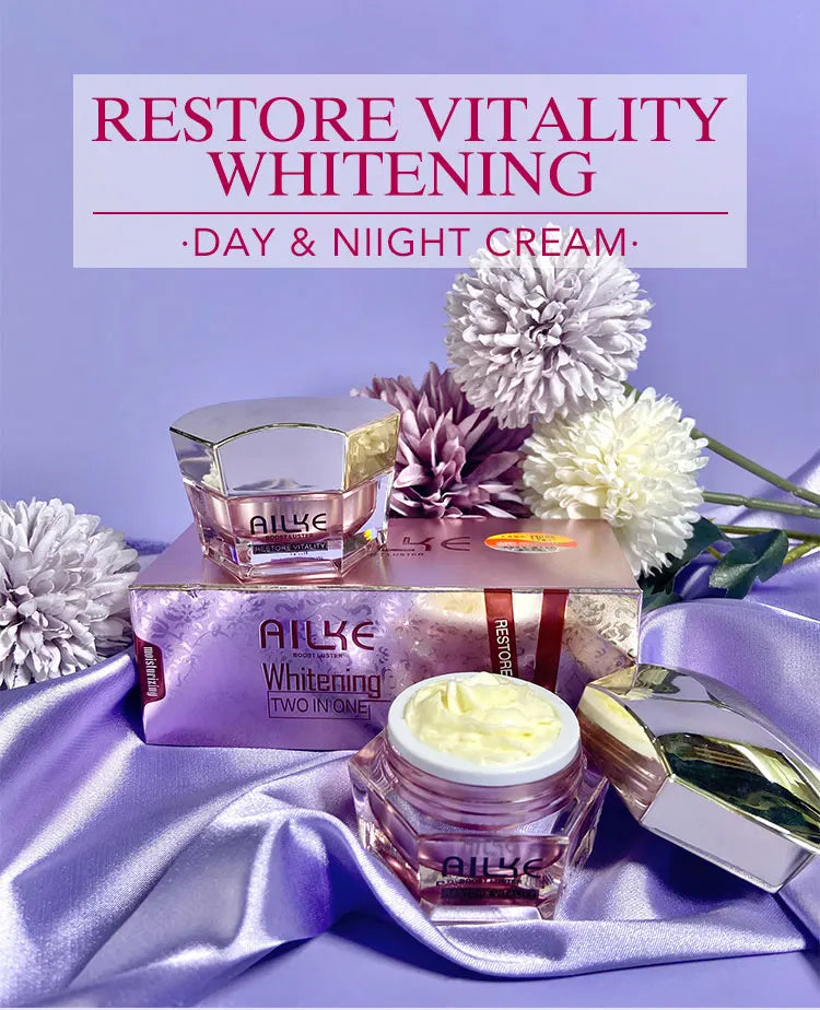 AILKE Face Cream With Hyaluronic Acid, Whitening Moisturizing Lifting Anti-aging, Women Sleeping Dry Korean Bleaching Skin Care