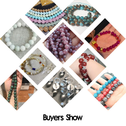 Natural Smoky Quartzs Loose Round Beads For Jewelry Making 6-12 MM DIY Bracelets Accessories 15" Wholesale